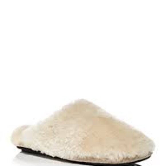 NIB	 Natori Bliss Genuine Shearling Slipper  CHAMPAGNE - 6 - Picture 1 of 2